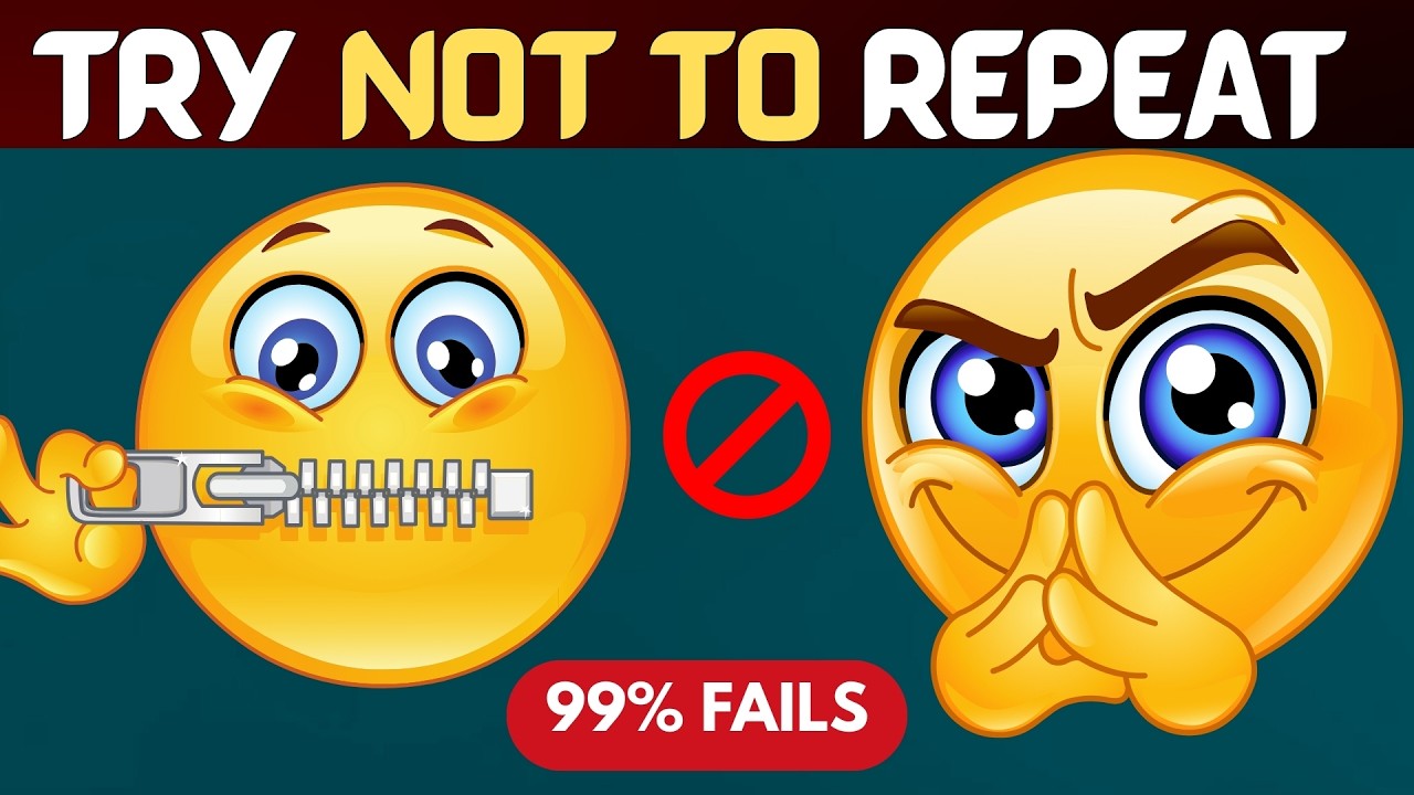 Don't 🚫Say The  Same Thing As Me Or You Lose 🔥 MEGA CHALLENGE NO.5 l AVOID USING THE SAME ©