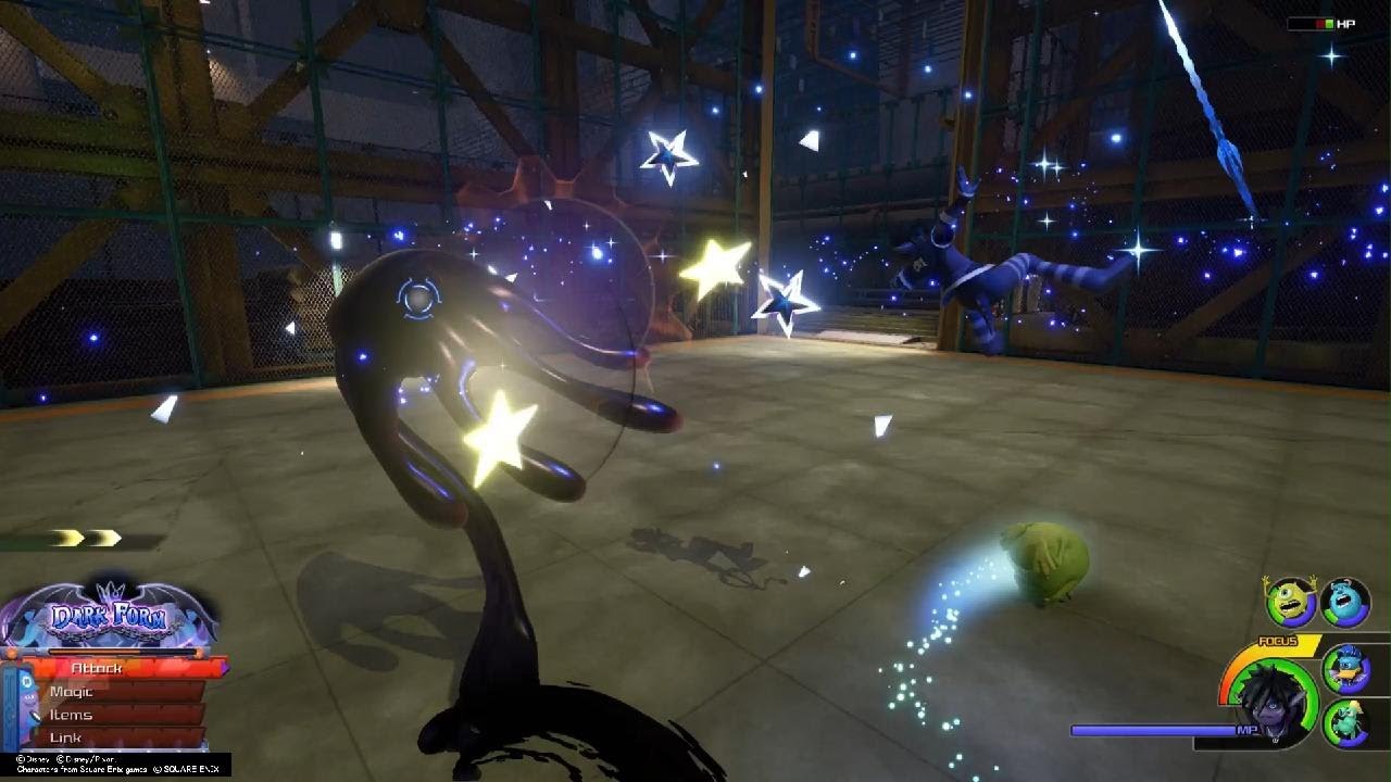 KINGDOM HEARTS Ⅲ lvl 1 proud mode Lump of Horror