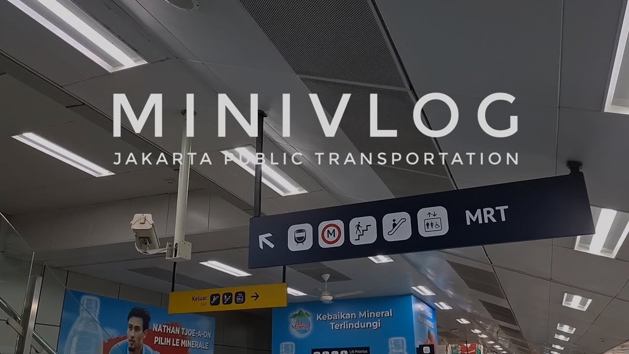 the public transportation in jakarta is surprisingly good! MRT and transjakarta | grand indonesia