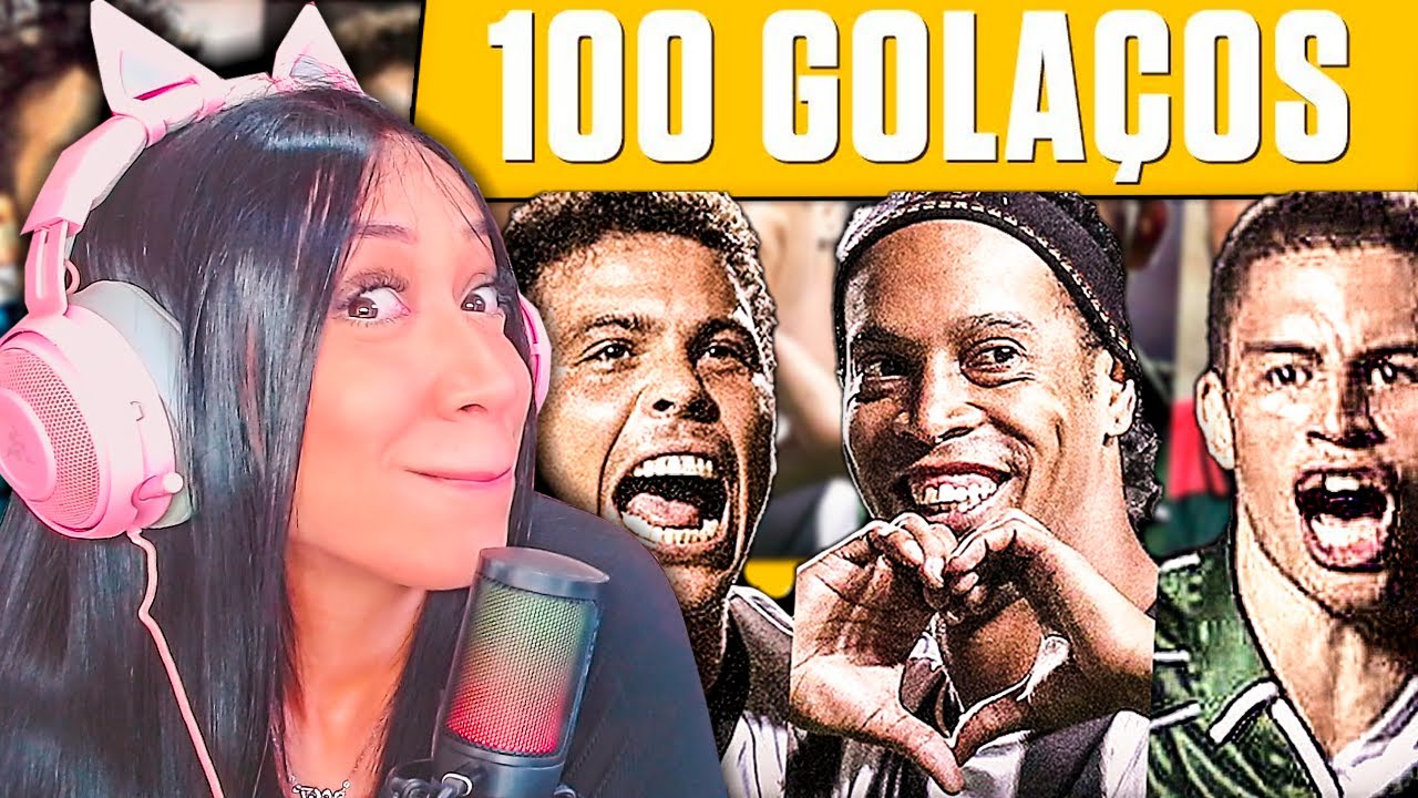 REAGINDO OS 100 GOLS MAIS BONITOS DA HISTÓRIA 😱 FUTEBOL NACIONAL