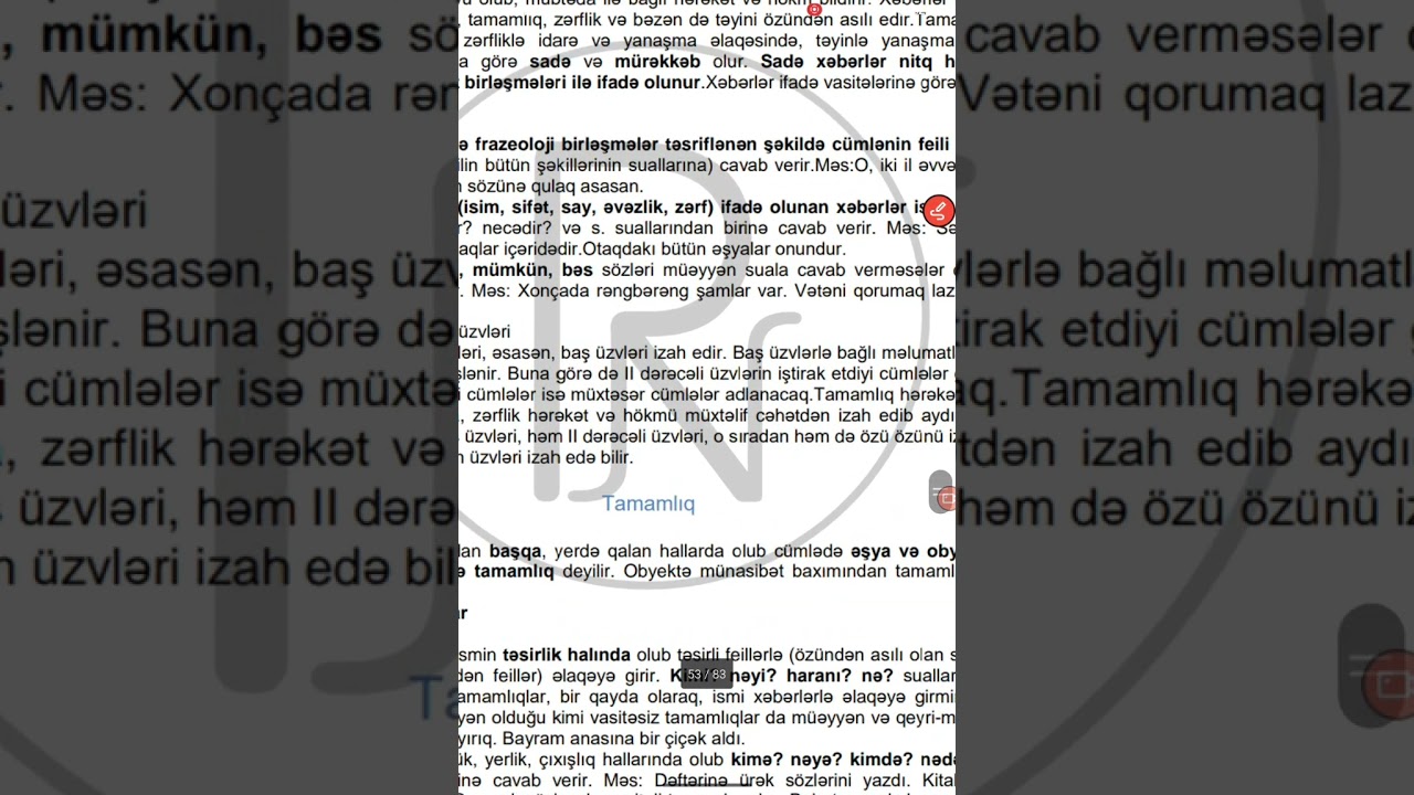 Cümlə üzvləri