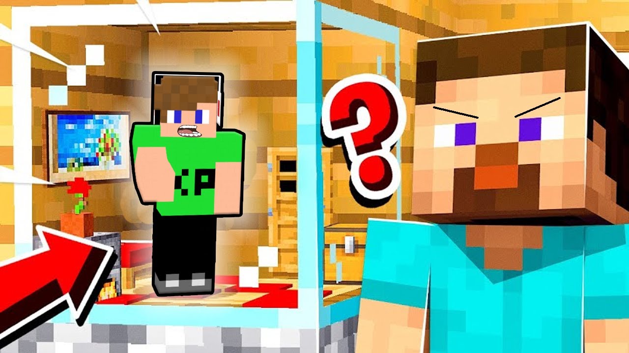TITOKBAN A BARÁTOM HÁZÁBAN ÉLTEM A MINECRAFT-BAN! 😱