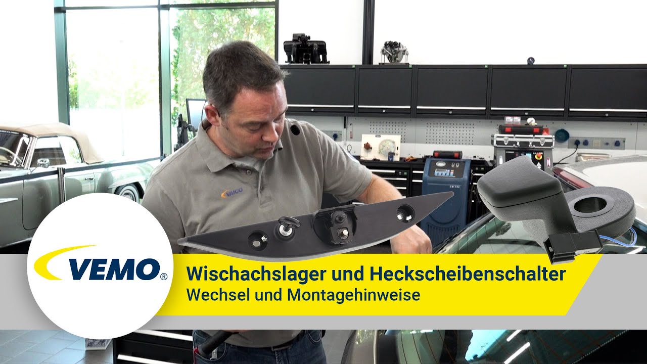 Wischachslager und Heckscheibenschalter Wechsel am BMW 5er F31 [V20-4002]