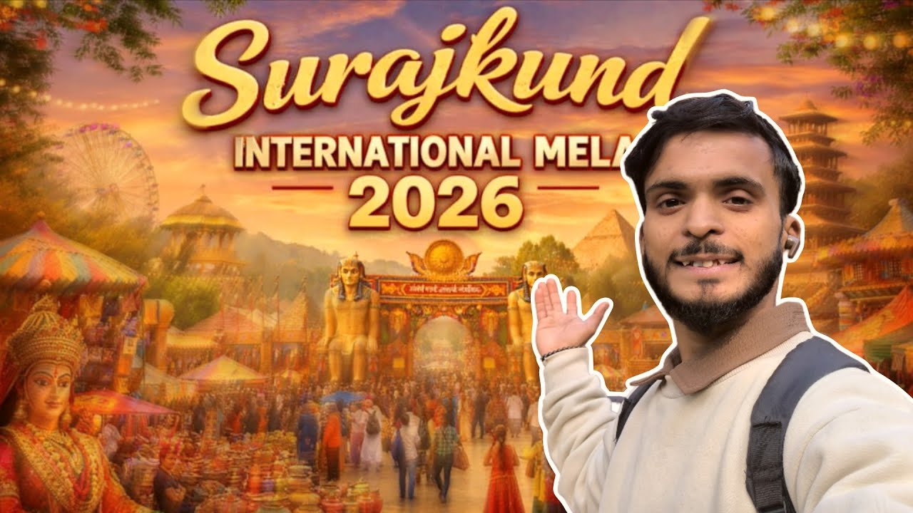 Surajkund International Crafts Mela 2026| Faridabad Haryana |Culture &bull;Shopping &bull;Food @Kunal360Vlogs 