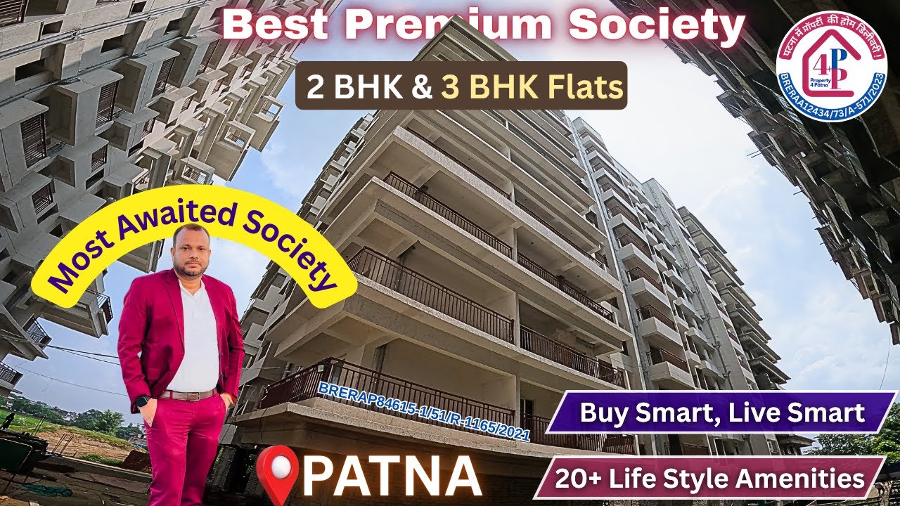 Buy Smart, Live Smart ! Best Society Flats in Patna | 20+ Modern Amenities📞8080801651