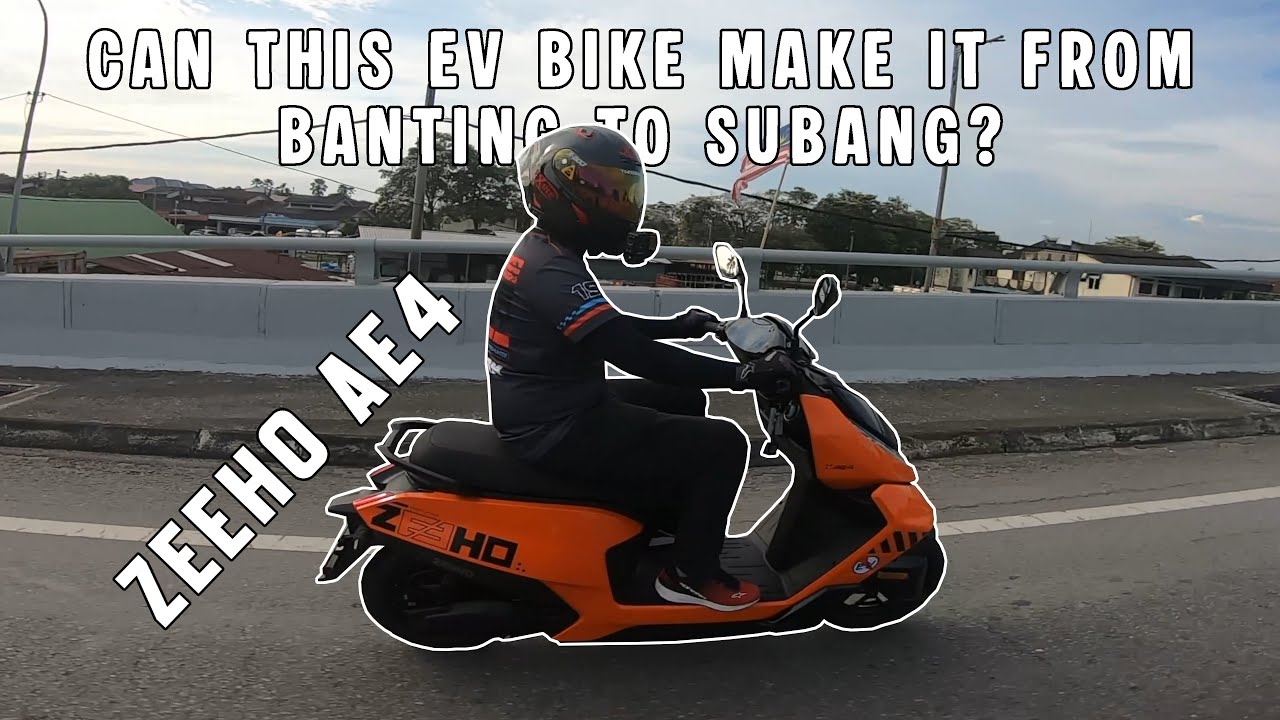 Can the Zeeho AE4 make it from Banting to Subang without dying? #FirstRide