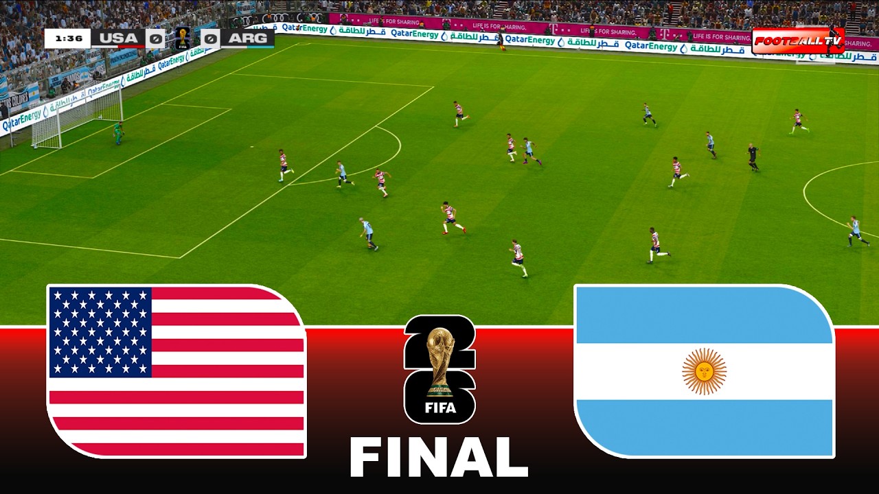 USA vs ARGENTINA - FIFA WORLD CUP 2026 FINAL | Full Match All Goals | Pes 21 Gameplay