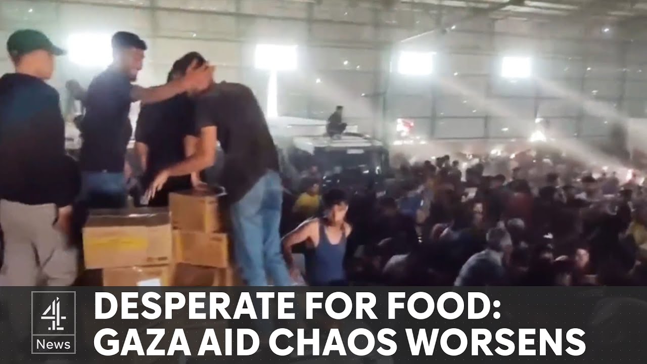 Trump says Gaza aid ‘very nasty situation’ as chaos worsens