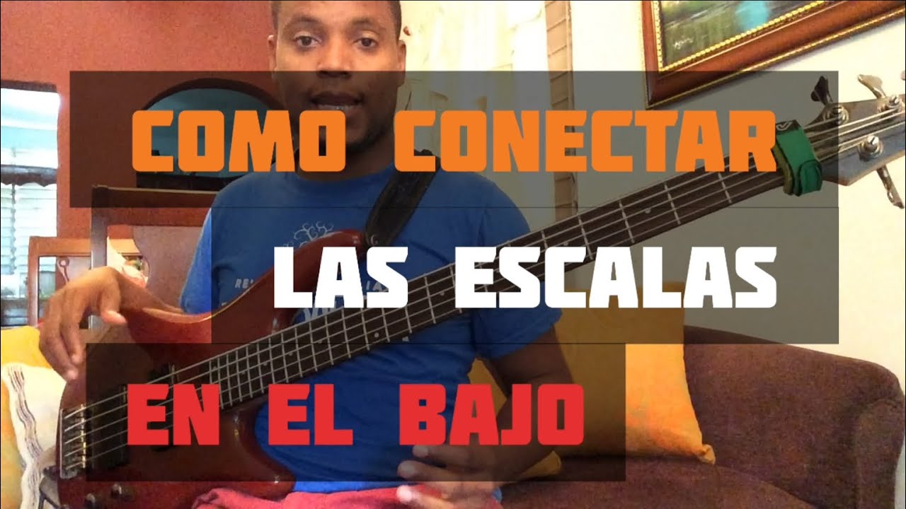 COMO CONECTAR LAS POSICIONES DE LA ESCALA MAYOR EN EL BAJO.