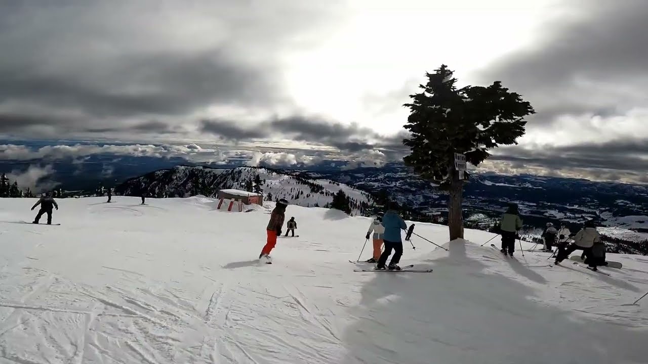 Matt Snowboarding on Mount Washington.
