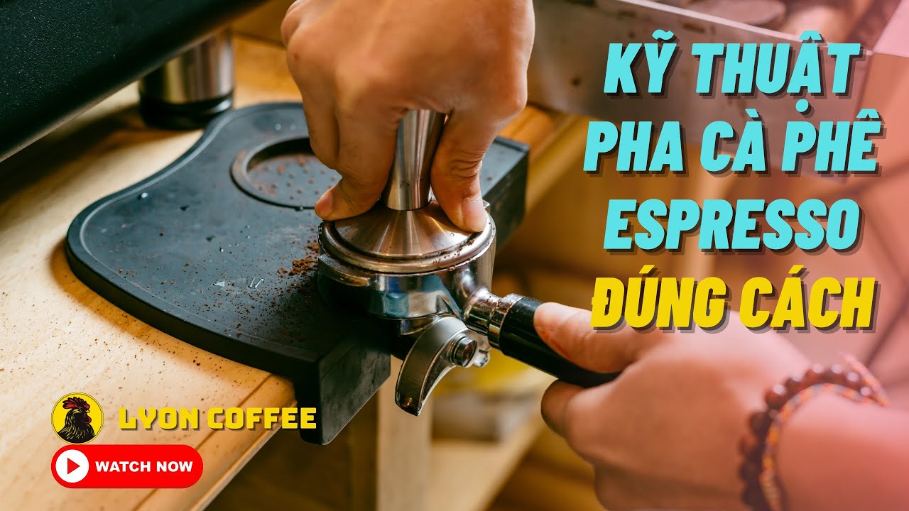 Hướng dẫn cách pha chế cafe máy ngon chuẩn đúng cách | Học pha Espresso