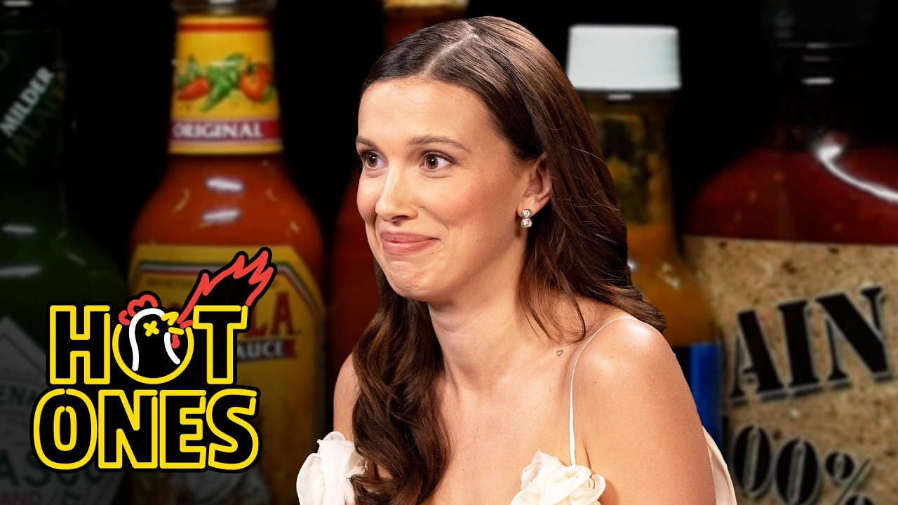 Millie Bobby Brown Petitions Da Bomb While Eating Spicy Wings | Hot Ones