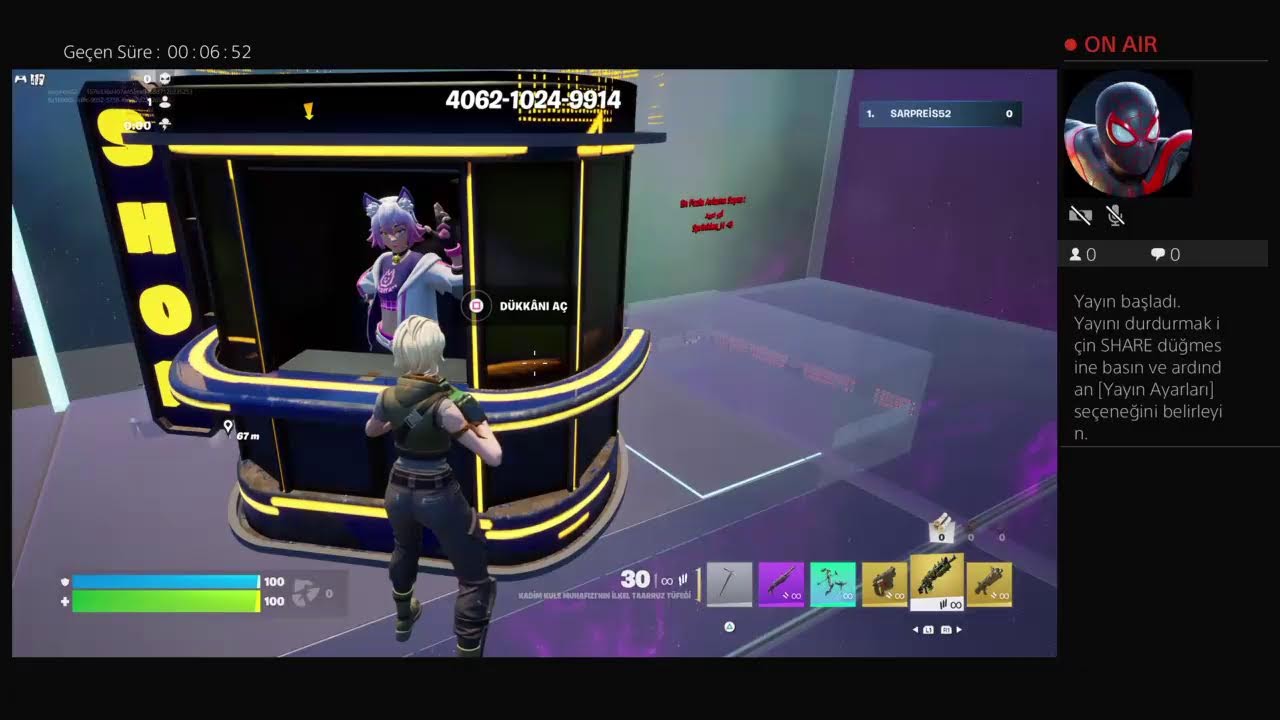 Fortnite yayını