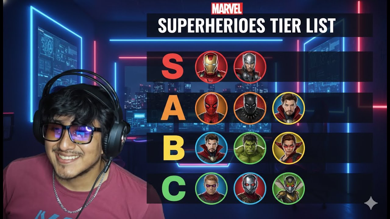 TIERLIST DE PELIS DE MARVEL