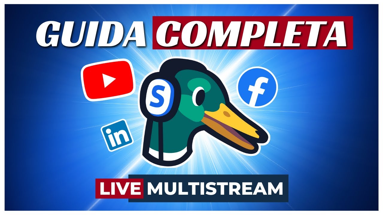 Tutorial StreamYard in italiano: come fare una diretta su YouTube e Facebook come in televisione!