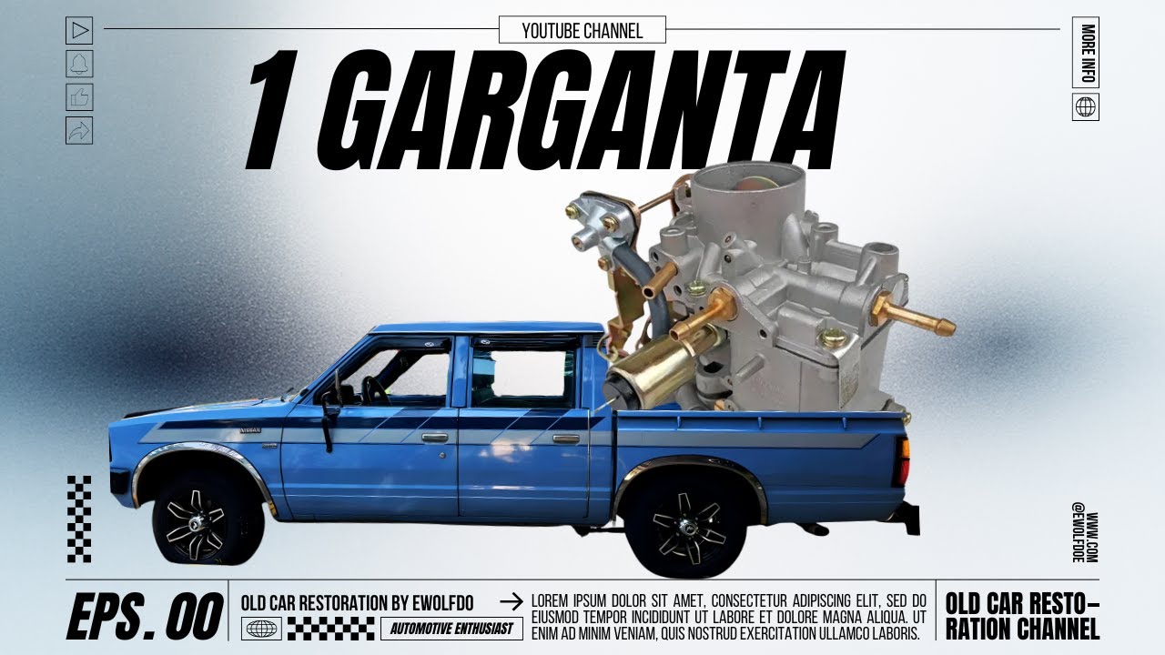 Nissan/Datsun 720 motor j18 1991 | carburador bocar 1 garganta