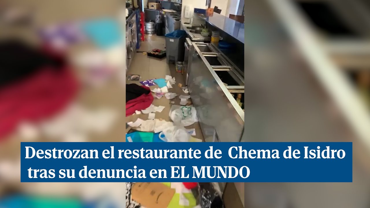 Destrozan el restaurante de  Chema de Isidro en Trillo (Guadalajara) tras su denuncia en EL MUNDO