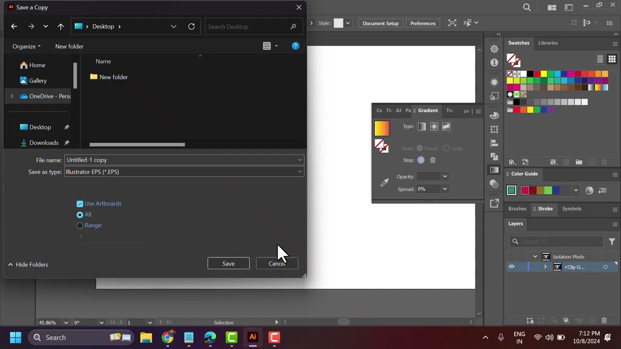 How to Convert AI to EPS in Adobe Illustrator