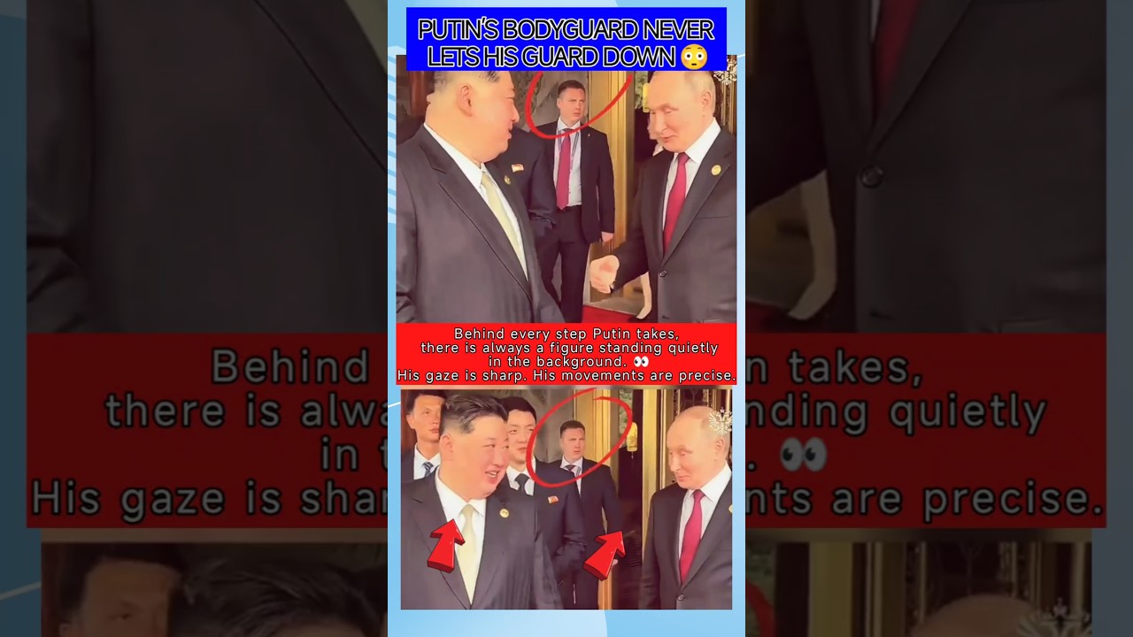 Behind Vladimir Putin: The Bodyguard Who Never Blinks 👀🛡️ #vladimirputin #putin