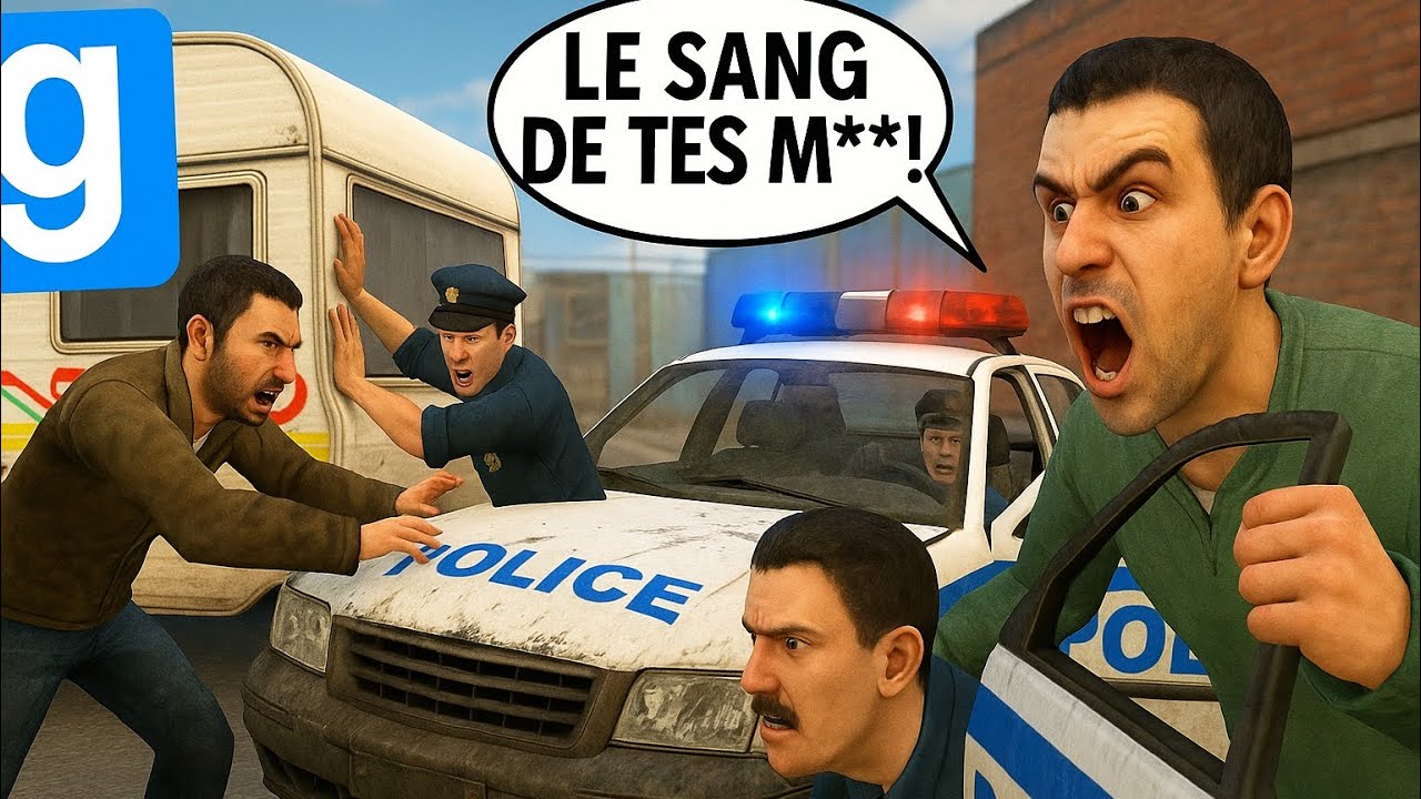 ILS LUI MASSACRENT LA CARAVANE ! GMOD TROLL DARKRP [FR]