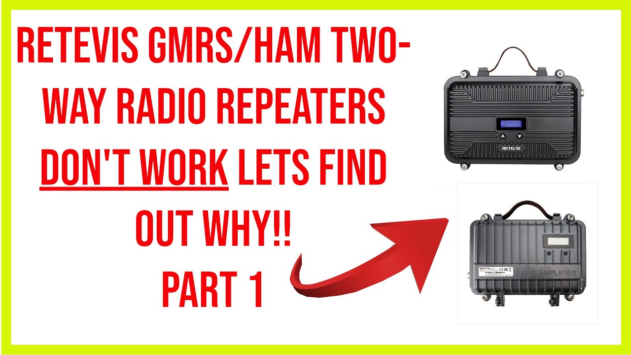 🔺Ретрансляторы Retevis GMRS/Ham для двухсторонней радиосвязи не работают, давайте выясним почему!...