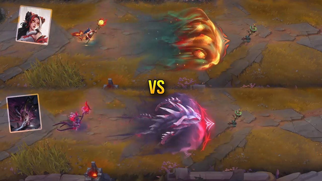 Mythmaker Nami vs Coven Nami - Skin Comparison - League of Legends