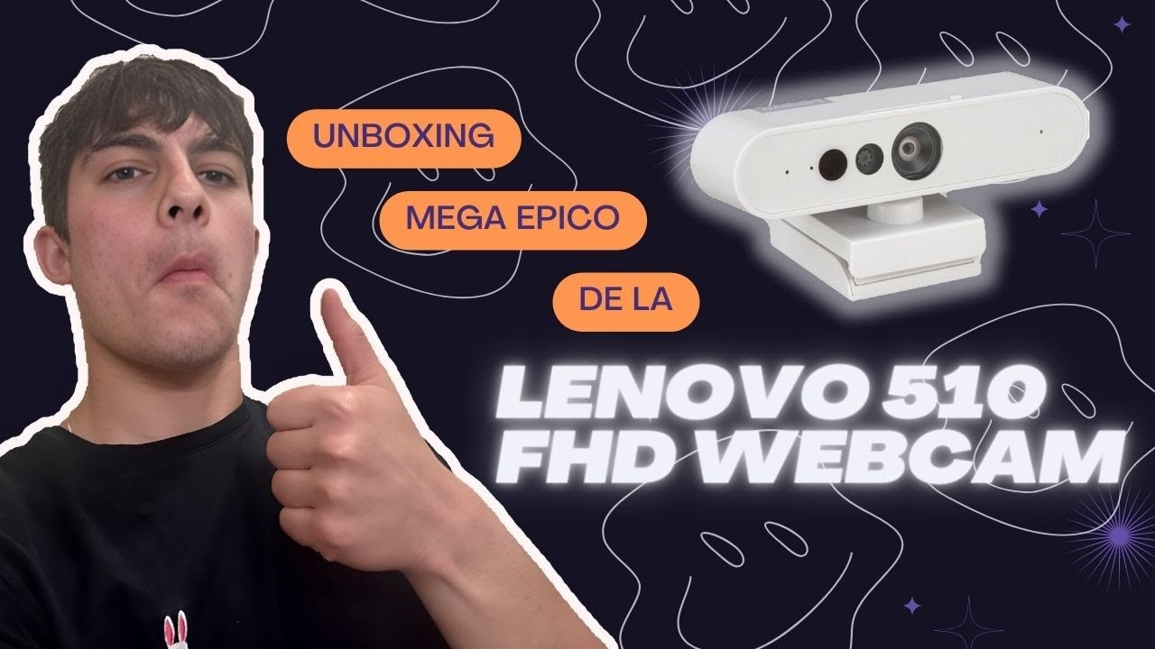 UNBOXING MEGA EPICO DE LA LENOVO 510 FHD WEBCAM | Lapiz_liada