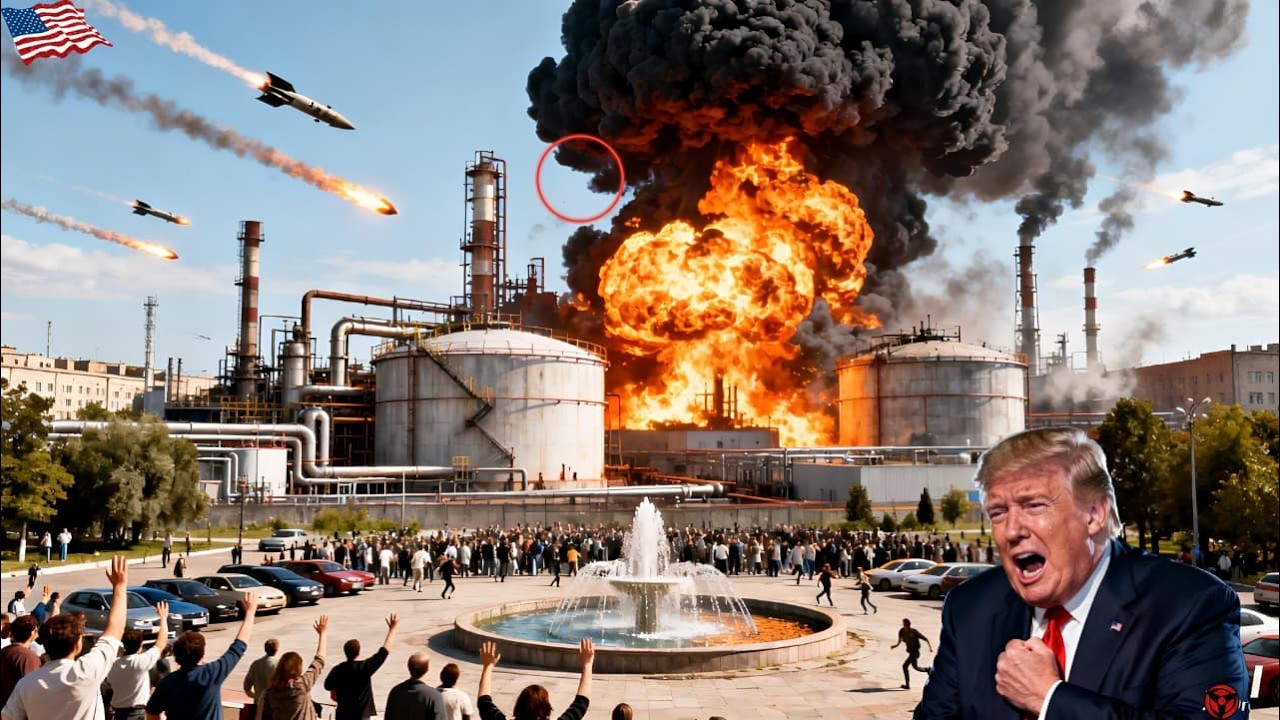 5 минут назад! Крупнейший нефтеперерабатывающий завод Америки был жестоко разрушен истребителями F-3