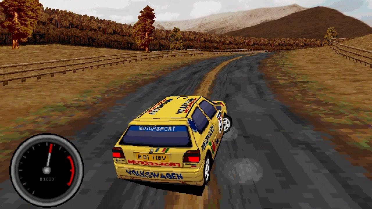 Network Q RAC Rally Championship: The X-Miles PC MS-DOS Gameplay