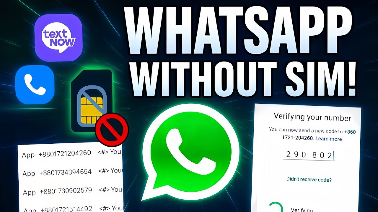 How to get virtual number for Whatsapp | how to create Whatsapp number  ( educational method 2025 )