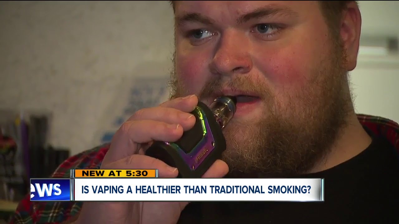Is vaping a healthier alternative to cigarettes?