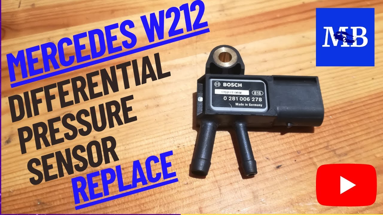 Mercedes W212 - Differential Pressure Sensor Replace