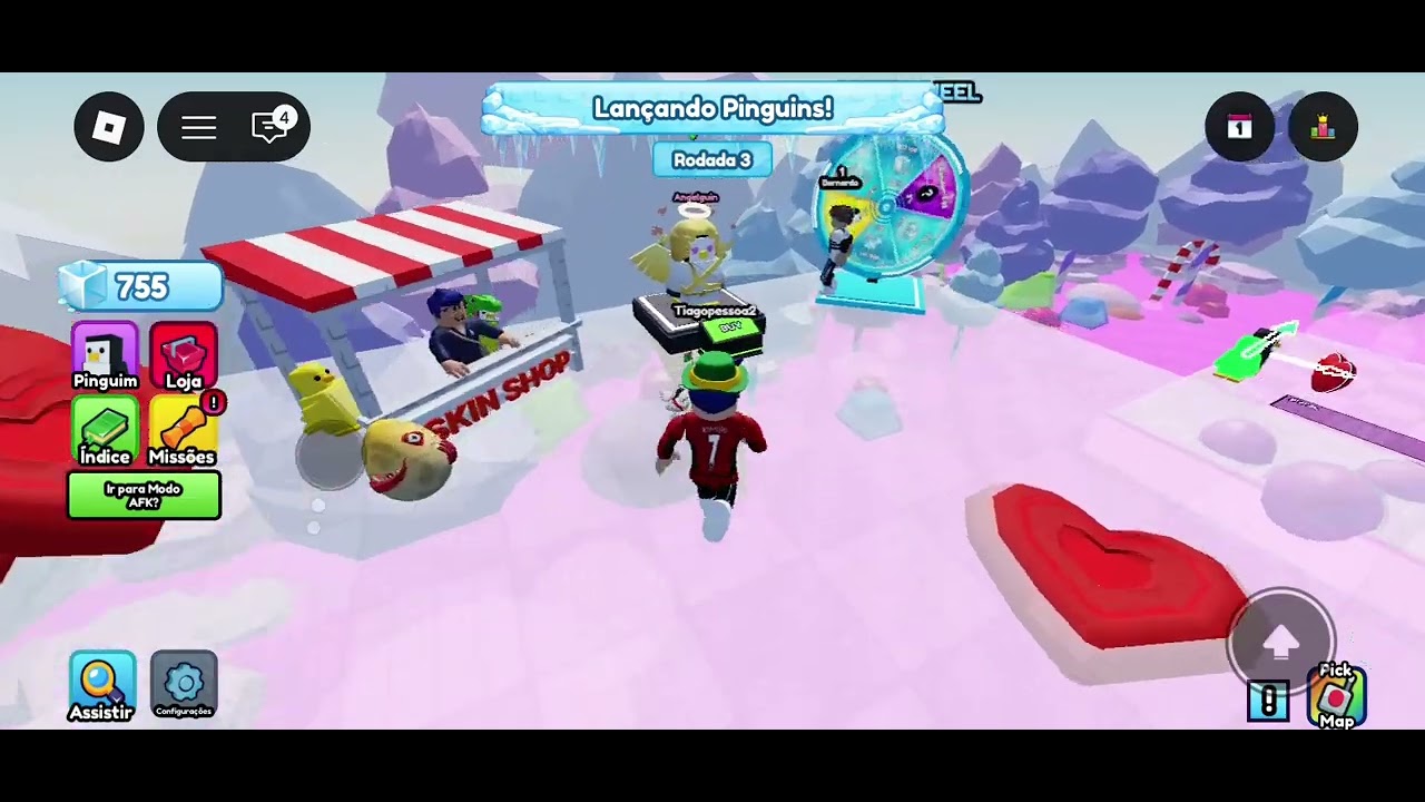Joguei o jogo do pinguim pela primeira vez no canal