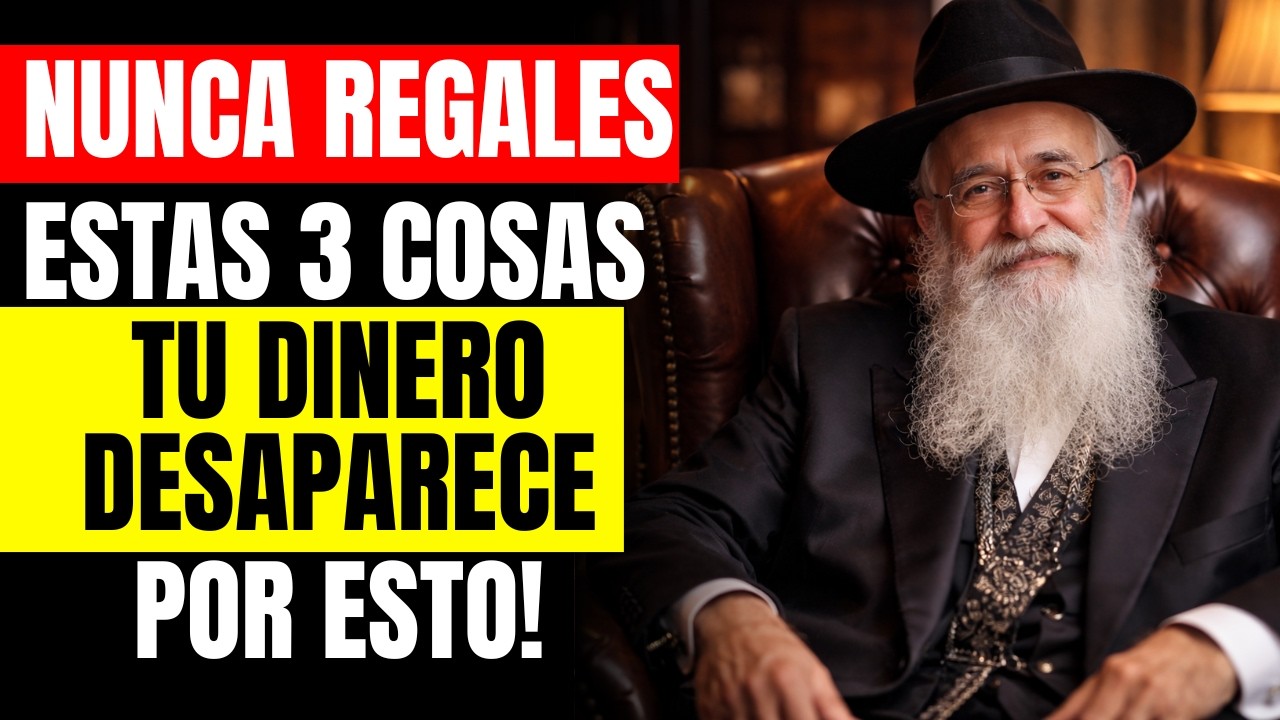Rabino MILLONARIO revela: NUNCA regales estas 3 cosas ATRAE POBREZA -  Sabiduría JUDIA