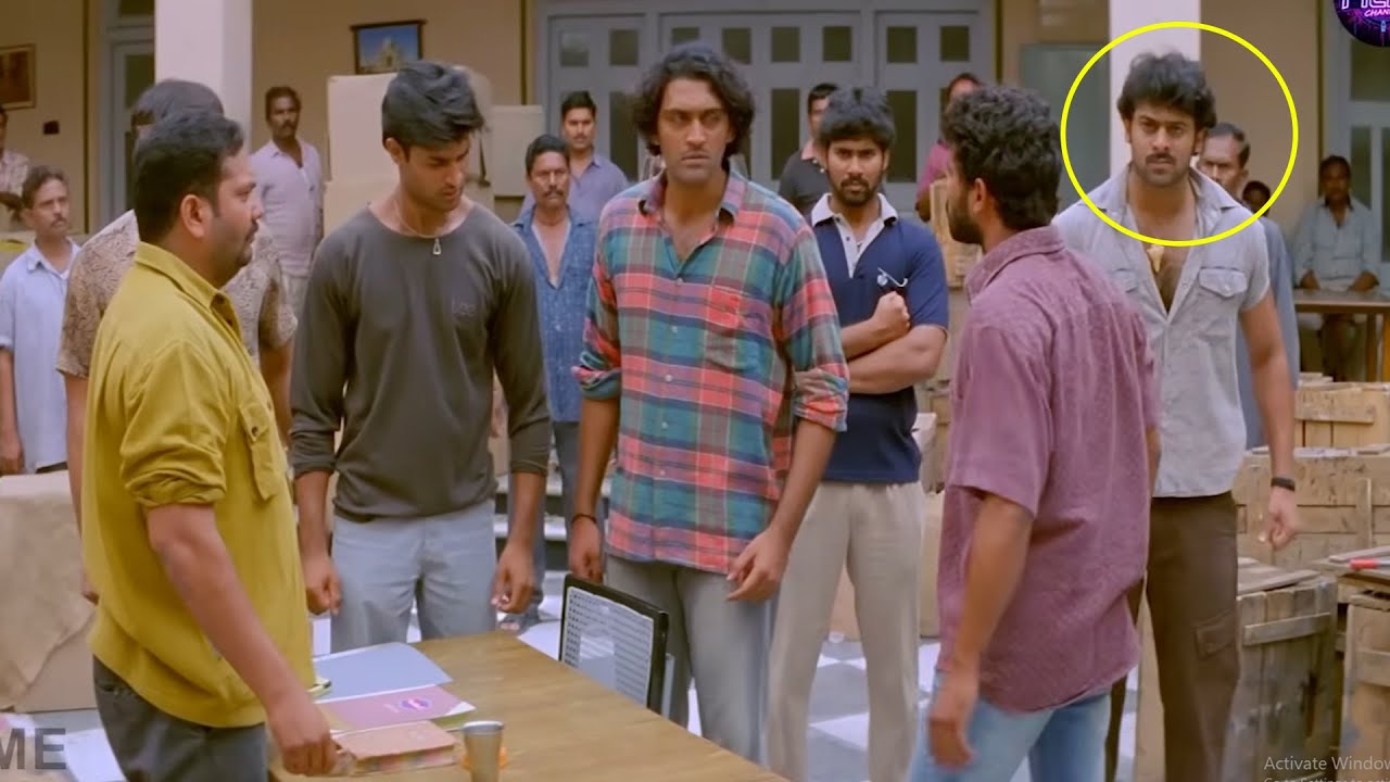 Prabhas And Supreeth Reddy Ultimate Scene | Filme Telugu