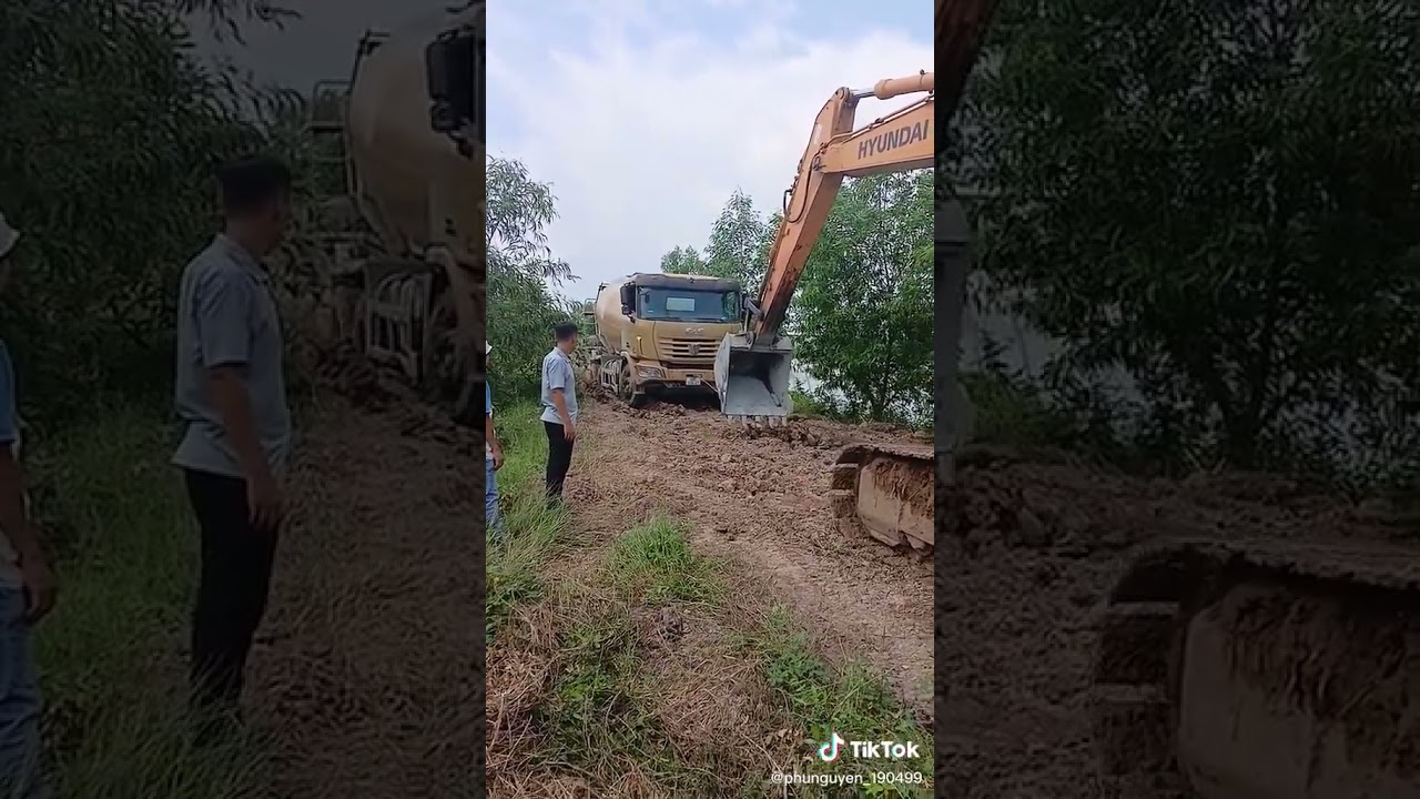 ủa e chưa k&eacute;o m&agrave; #excavator #maydao
