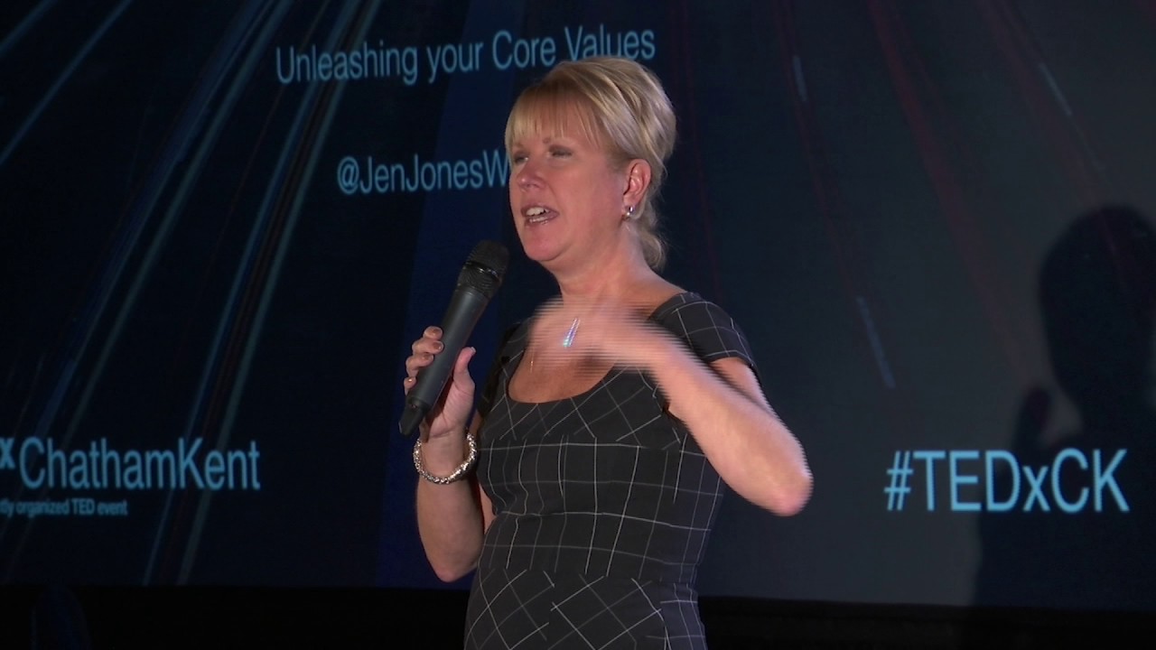 Who are you? Unleashing your Core Values | Jennifer Jones | TEDxChathamKent