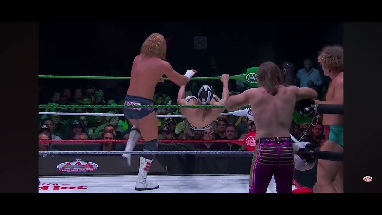 Nathan Frazer Trist&aacute;n Angel Charlie Dempsey vs Axiom Elio Lefleur Dorian Van Dux lucha completa 