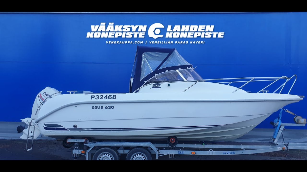 Galia 630WA 05vm + Evinrude 115 E-tec 2012vm