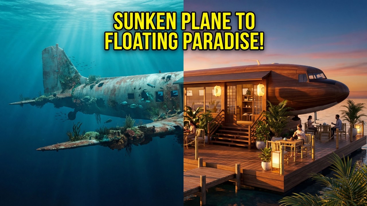Converting a Sunken DC-3 into a Floating Tea House