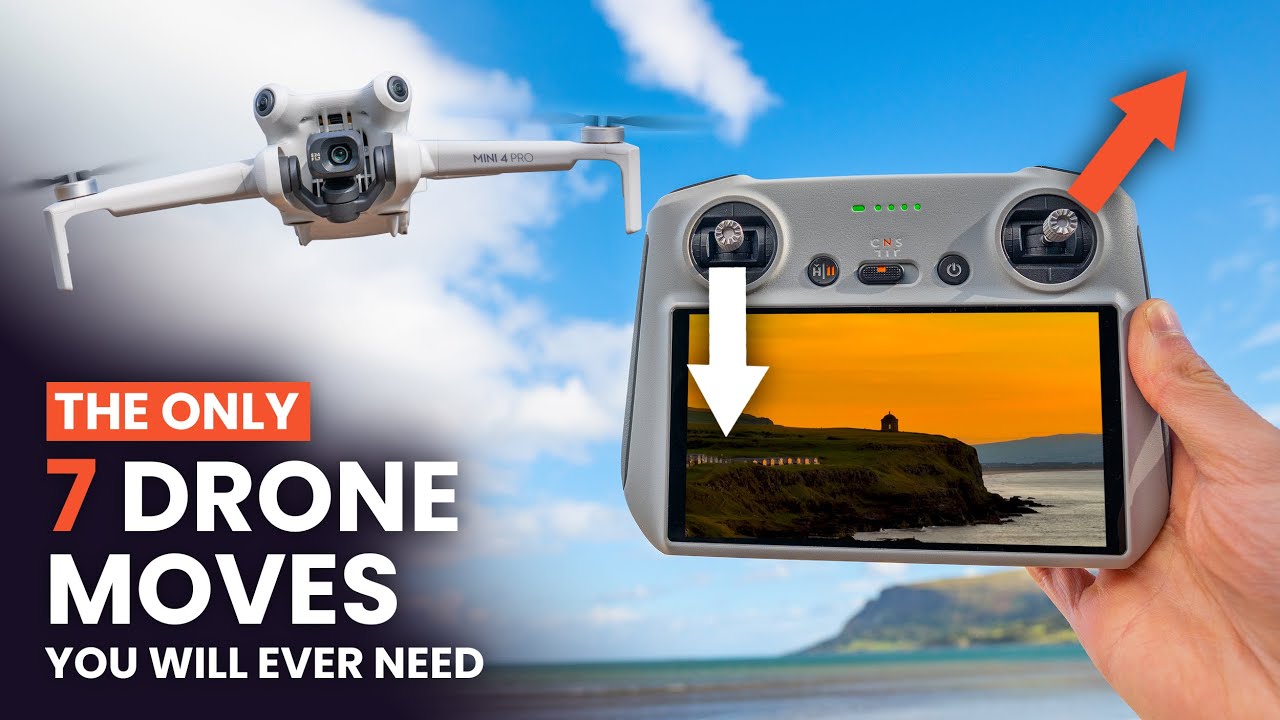 The ONLY 7 DRONE MOVES You Will Ever Need | DJI Mini 5 Pro & Mini 4 Pro Tips For Beginners
