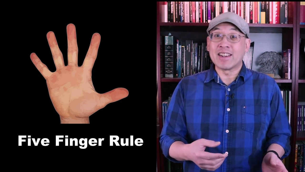 Marty Chan's Five Finger Rule for Manuscript Preparation, WT Amplified Voices