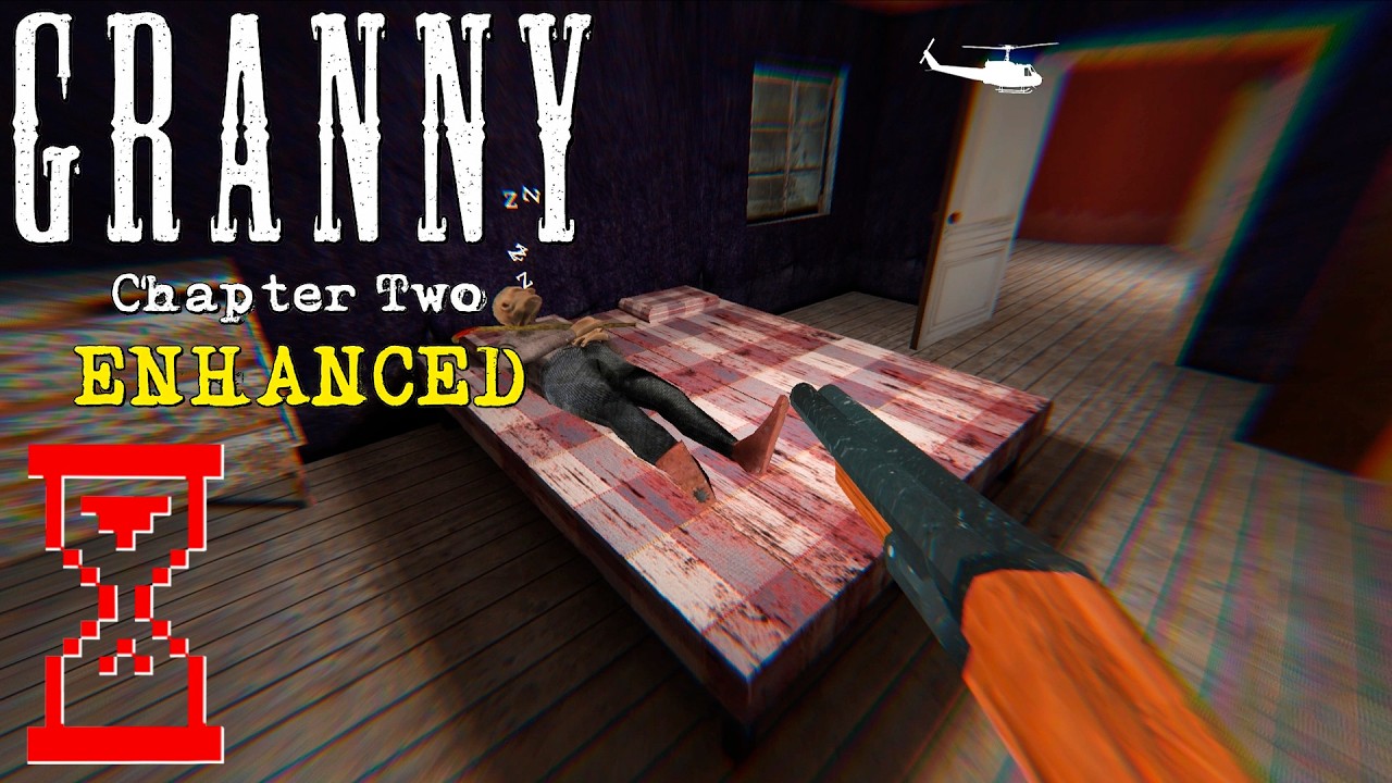 Гренни 2 улучшенная версия на Вертолёте | Granny 2 Enhanced