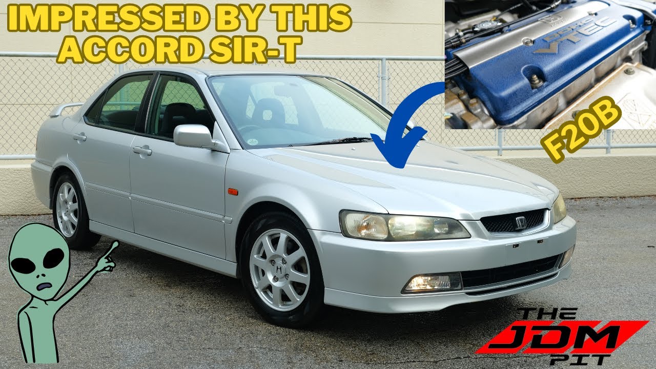 Осматриваем и тестируем этот Honda Accord Sir-T 1998 года выпуска с механической коробкой передач!