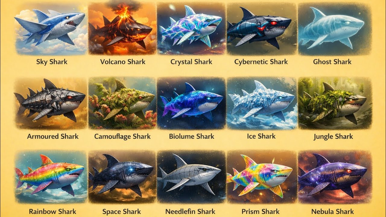 “15 Unbelievable Shark Species You’ve Never Seen Before! 🌊🦈”