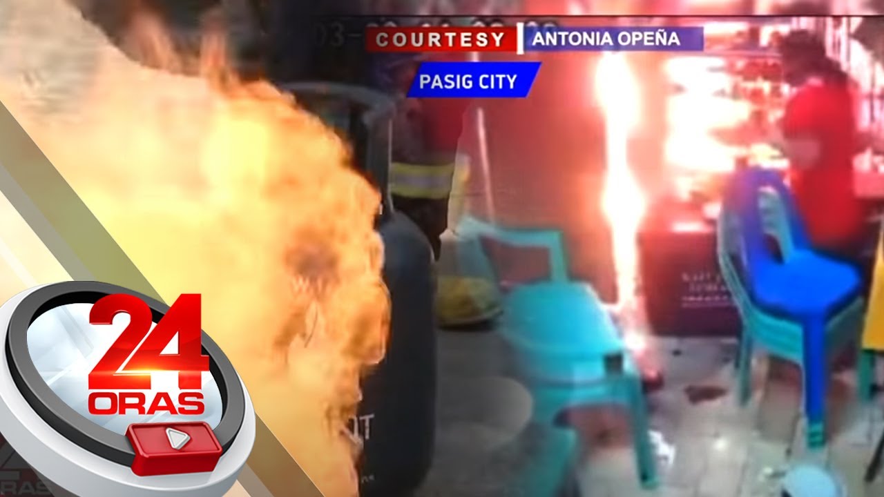 Nagliyab na tangke ng LPG, hindi raw basta sasabog, ayon sa BFP | 24 Oras