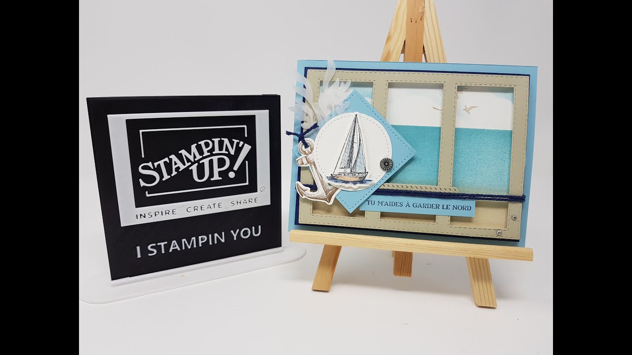 Live FB 23 avril - Carte par ma fenêtre stampin'up
