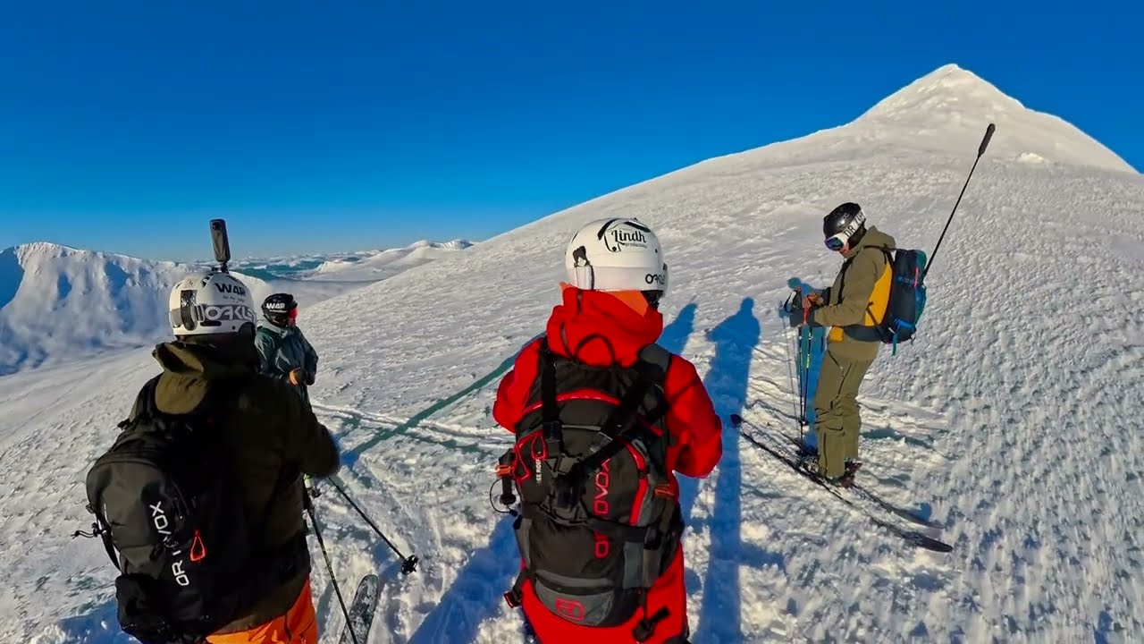 6 minutes of skiing down JenJen/Borgafjäll