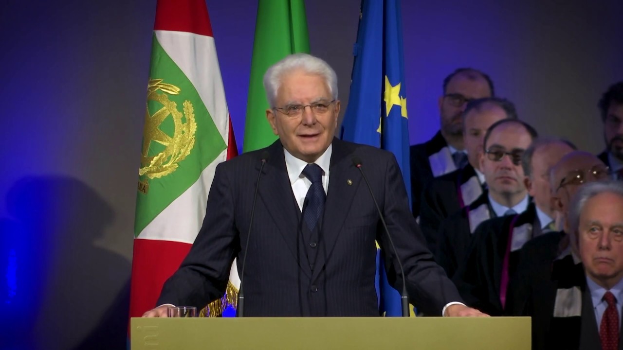 2019/2020 Opening Ceremony. Sergio Mattarella