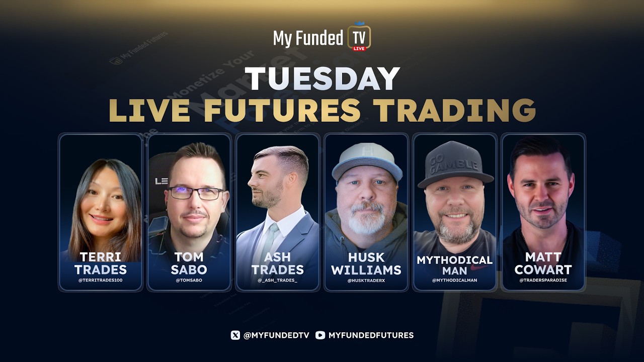 Tuesday: Live Futures Trading & Market Talk | MyFundedTV 03/24/26